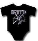 LED ZEPPELIN (SWAN) Romper Black