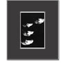 BEATLES (4 FACES BLACK) Matte Print