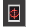 A PERFECT CIRCLE (RED CIRCLE) Matte Print