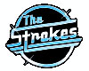 STROKES (LOGO BLUE/BLACK) Sticker