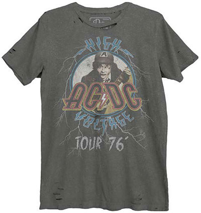 Wholesale ACDC Concert T-shirts and band Merchandise