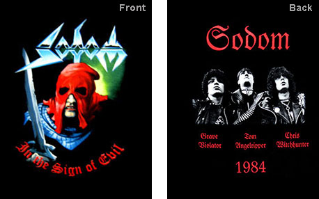 sodom sign evil back • What is Best in Life