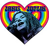 JANIS JOPLIN (HEART) Sticker