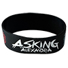 ASKING ALEXANDRIA (WHITE TEXT) Wristband