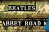 BEATLES (ABBEY ROAD SIGN) Postcard