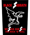 BLACK SABBATH (WE SOLD OUR SOULS) Back Patch