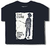 CURE (BOYS DON'T CRY B&W) Grils Crop Top Navy