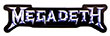 MEGADETH (SILVER LOGO) Sticker