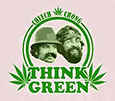 CHEECH & CHONG (THINK GREEN) Sticker