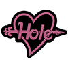 HOLE (ARROW HEART) Sticker